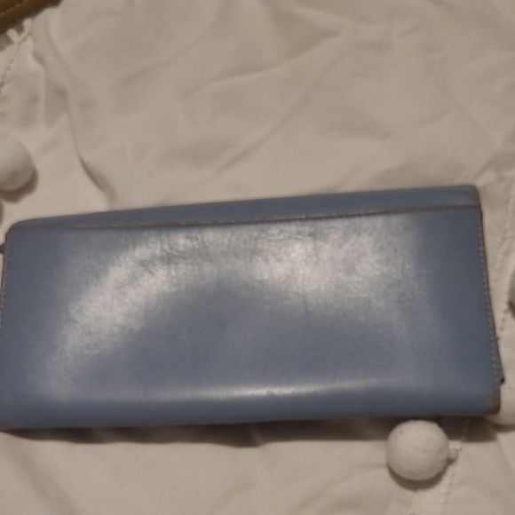 Coach Light Blue Leather Women's Wallet - Picture 2 of 9